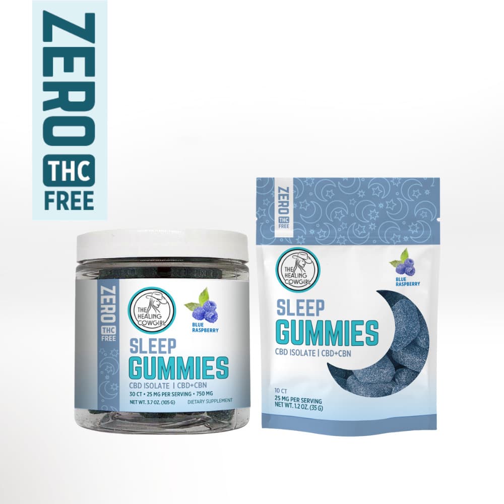 SLEEP Gummies – Broad Spectrum (Blue Raspberry)