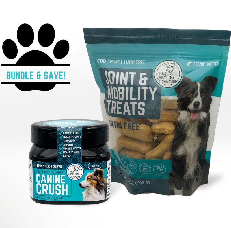 The perfect combination of Grain Free Dog Treats and Canine Crush