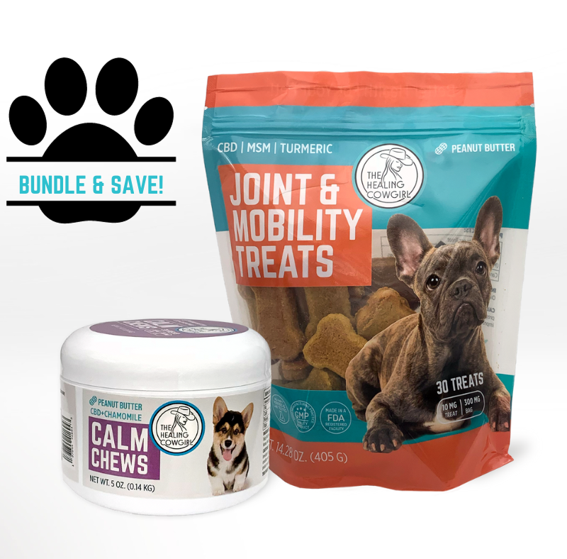 Our Pup Package includes Treats + Calm Chews