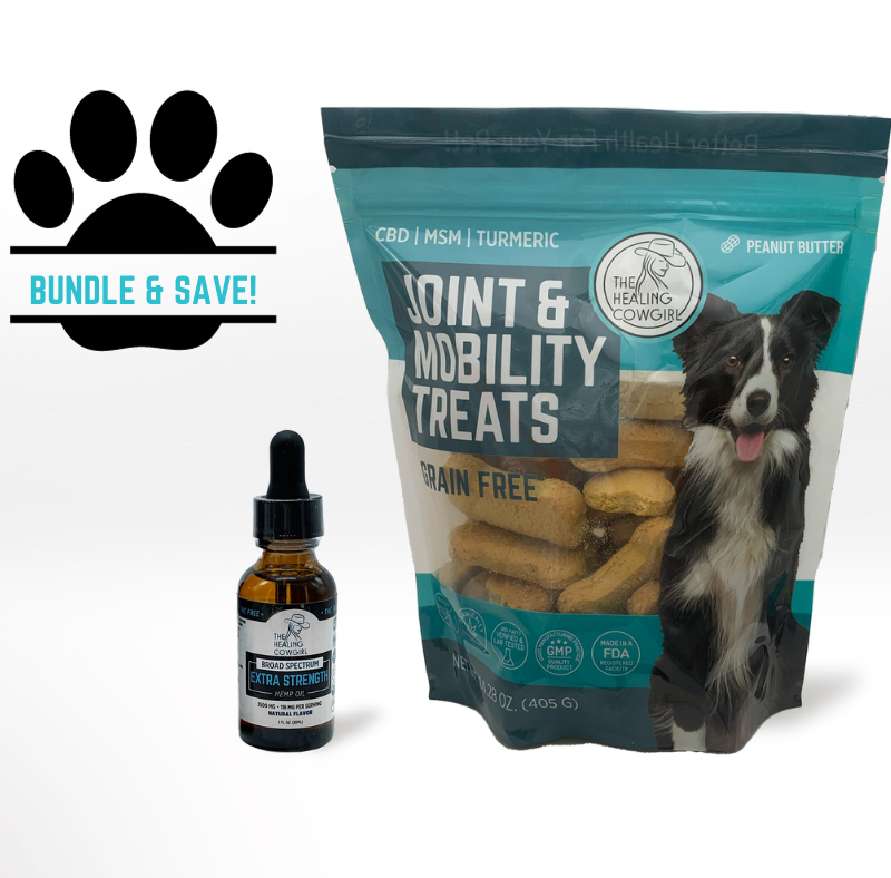 Dog Lovers Delight in our Grain Free Dog Treats plus our Broad Spectrum Oil