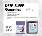 Now with 2 sizes! Enjoy our popular DEEP SLEEP Gummies in 10 CT or 30 CT.