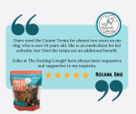 Customer Testimonial for our Treats