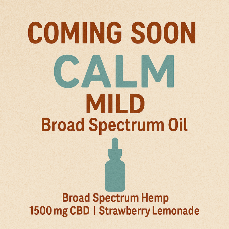 Broad Spectrum Hemp Oil – THC Free | Calm Mild & Calm Max - MILD (1500 MG)