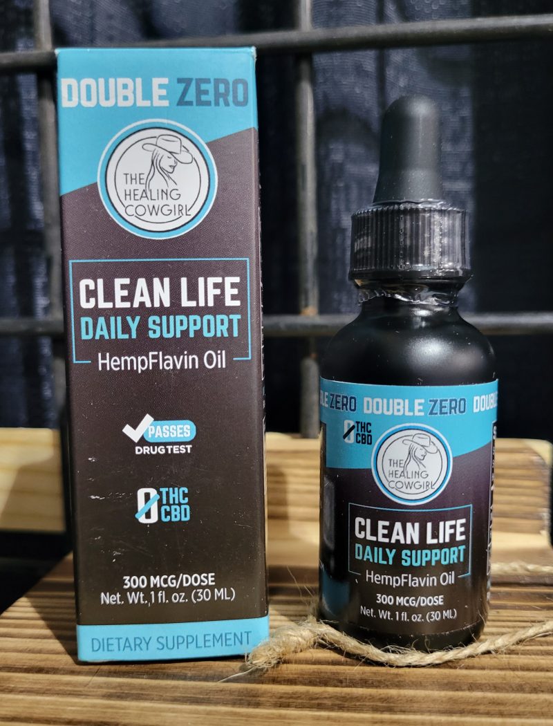 CLEAN LIFE Daily Support HempFlavin Oil for People