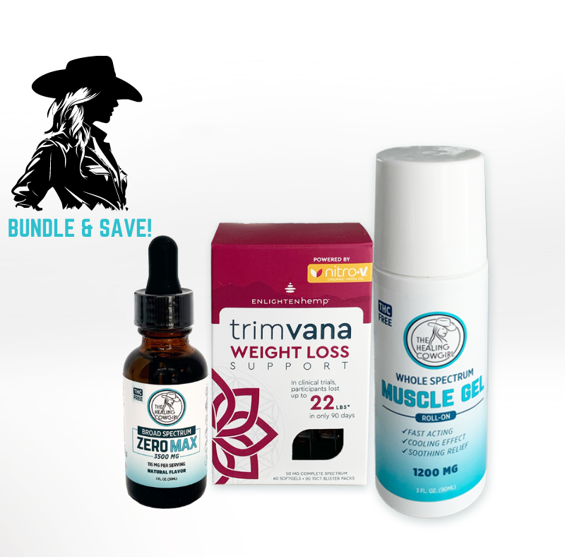 With ZERO THC you can have Zero Guilt with this trio of products!