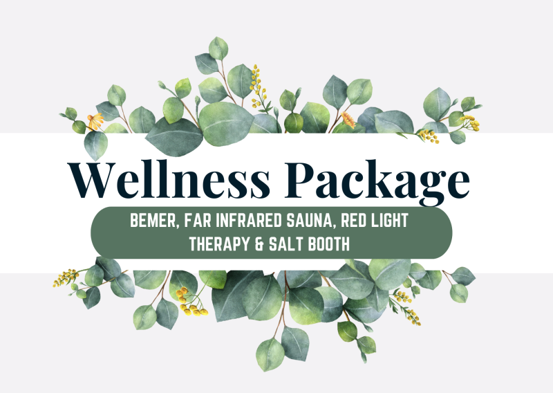 Enjoy a Wellness Package for the BEMER, Far Infrared Sauna & Salt Booth