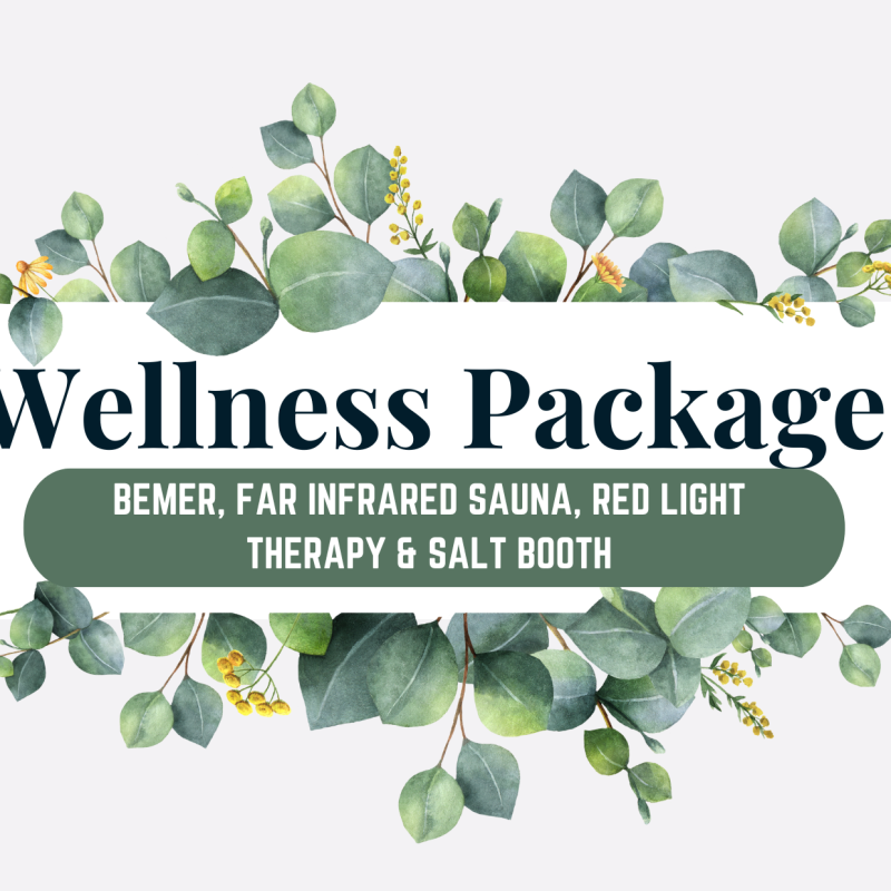 Enjoy a Wellness Package for the BEMER, Far Infrared Sauna & Salt Booth