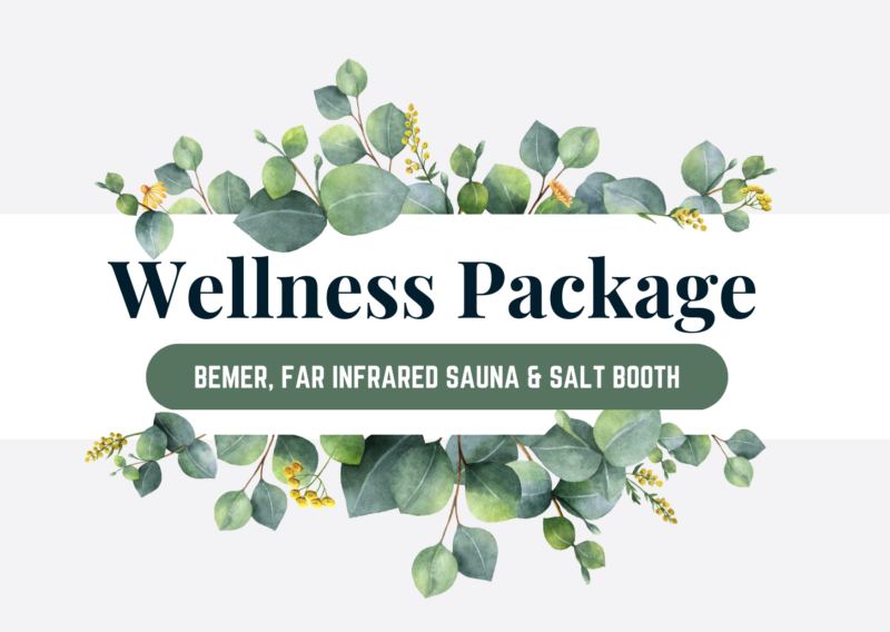 Enjoy a Wellness Package for the BEMER, Far Infrared Sauna & Salt Booth