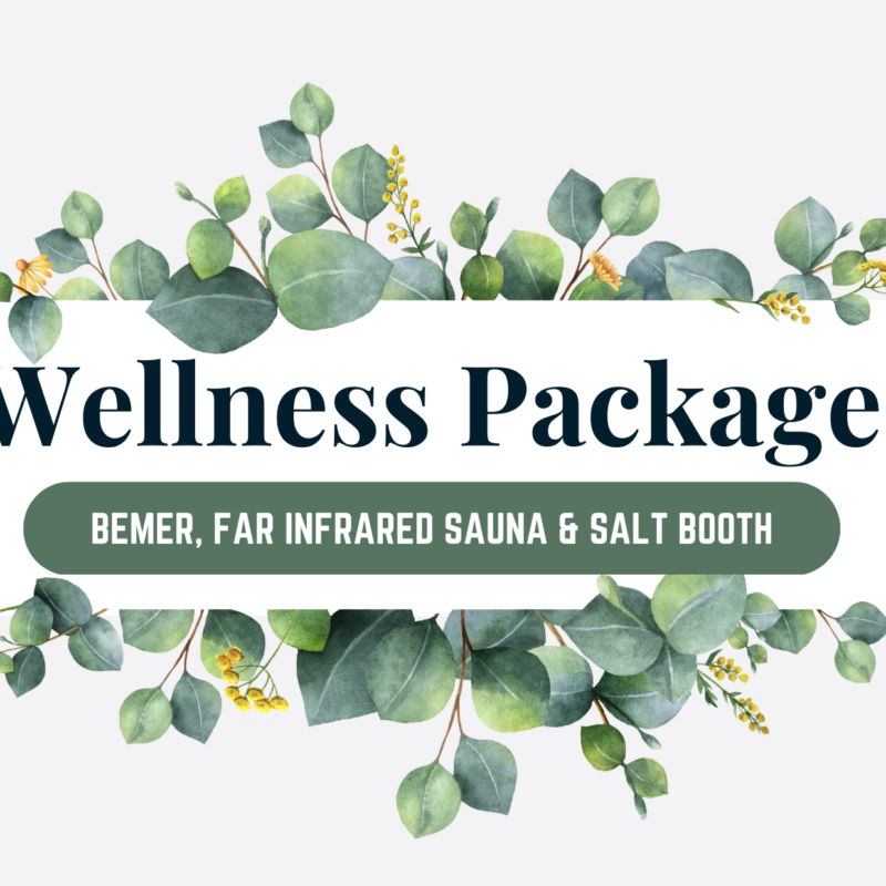 Enjoy a Wellness Package for the BEMER, Far Infrared Sauna & Salt Booth