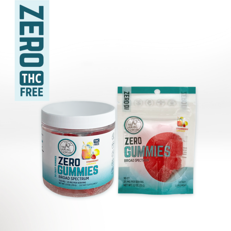 Our ZERO Gummies come in 10 and 30 count options.
