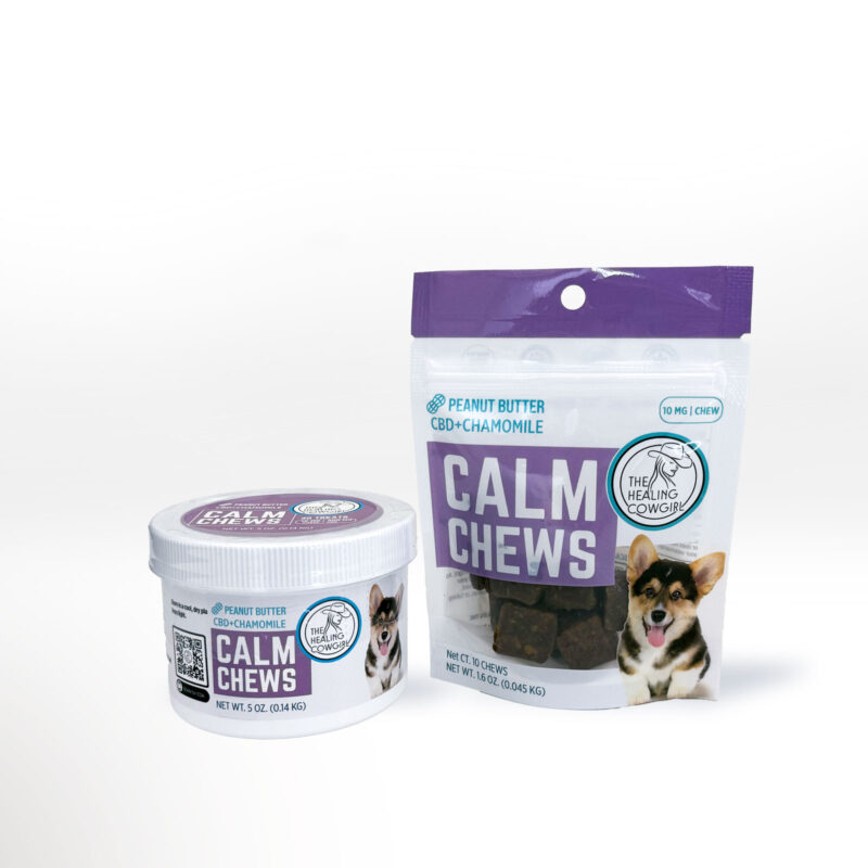 Calm Chews come in a 10 or 30 count option