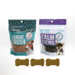 3-in-1 dog hemp sampler with chews, powder, and treats