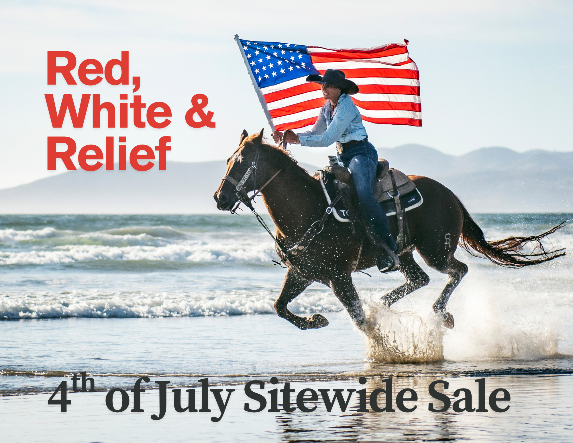 Red White Relief