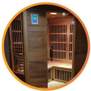 Photo of our far infrared sauna